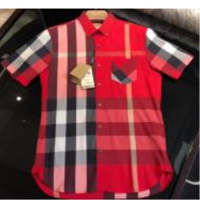 ÁO NAM BURBERRY Check Stretch Shirt