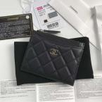 BÓP NỮ CHANEL Wallet Caviar leather