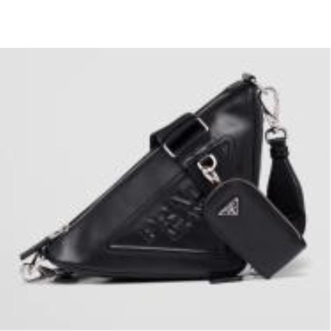 TÚI XÁCH PRADA Prada Triangle leather shoulder bag