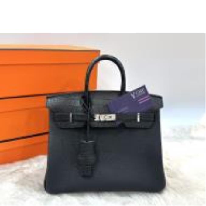 TÚI XÁCH HERMES Birkin 25 Togo Mix Cá Sấu