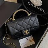 TÚI XÁCH CHANEL CHANEL HANDLE FLAPBAG - QUAI TRONG