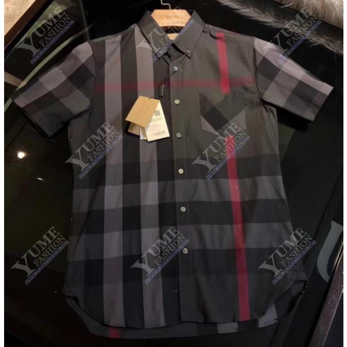 ÁO NAM BURBERRY Check Stretch Shirt