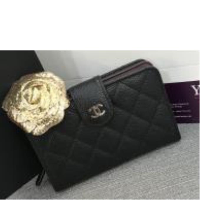 BÓP NỮ CHANEL Wallet Caviar Leather