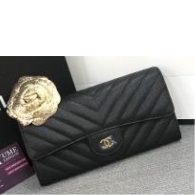 BÓP NỮ CHANEL Wallet Caviar Leather