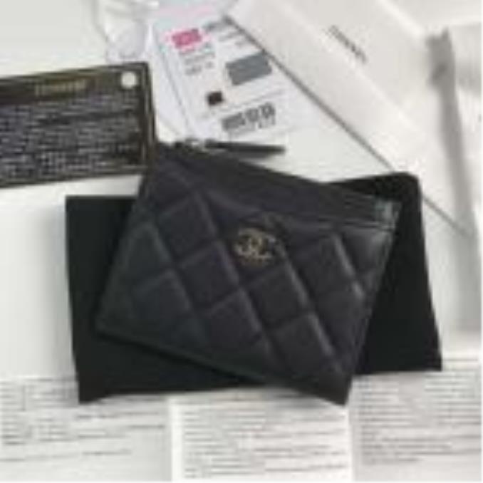 BÓP NỮ CHANEL Wallet Caviar leather