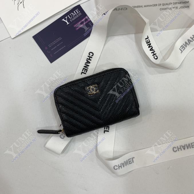 BÓP NỮ CHANEL&nbsp;Wallet Caviar leather
