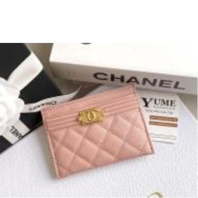 BÓP NỮ CHANEL Card Holder Caviar