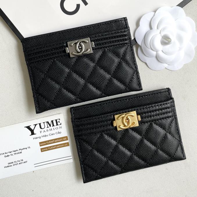 BÓP NỮ CHANEL Wallet Caviar leather