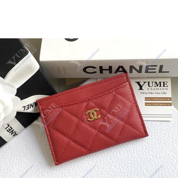 BÓP NỮ CHANEL&nbsp;Card holder Caviar