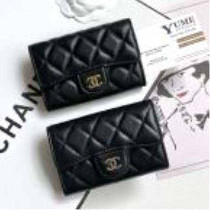 BÓP NỮ CHANEL Card Holder Lambskin Leather