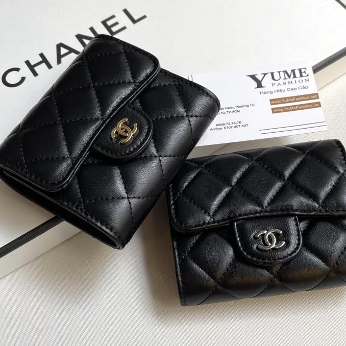 BÓP NỮ CHANEL&nbsp;CLASSIC FLAP WALLET- DA LAMBSKIN
