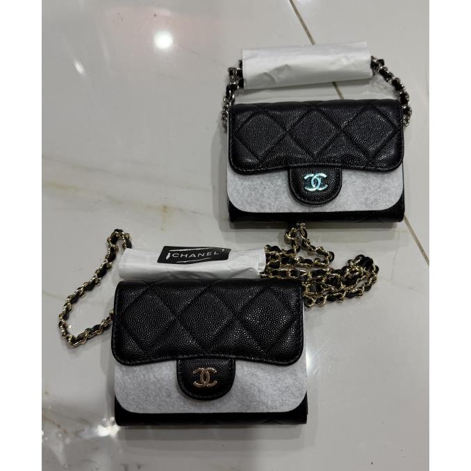 BÓP NỮ CHANEL&nbsp;Bóp Holder Card Chanel