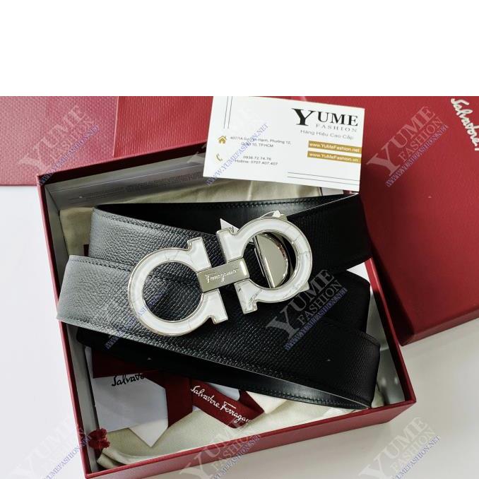 DÂY NỊT FERRAGAMO&nbsp;KHOÁ T VÂN ÐÁ