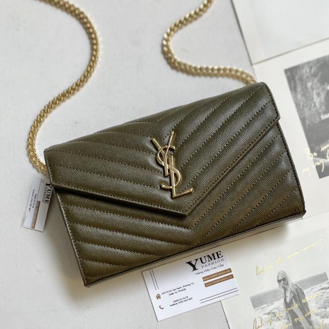 TÚI XÁCH YSL&nbsp;YSL V LINE CAVIAR LEATHER