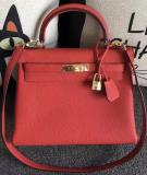 TÚI XÁCH HERMES Kelly 28 Da Bò Con