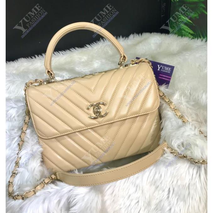 TÚI XÁCH CHANEL&nbsp;FLAP BAG WITH TOP HANDLE
