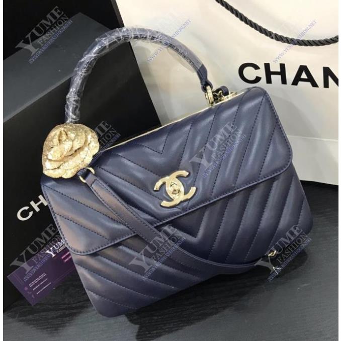 TÚI XÁCH CHANEL&nbsp;FLAP BAG WITH TOP HANDLE 