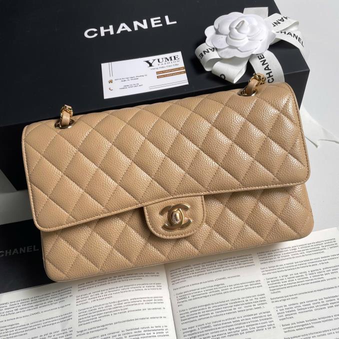 TÚI XÁCH CHANEL&nbsp;Classic size 25 caviar khoá vàng
