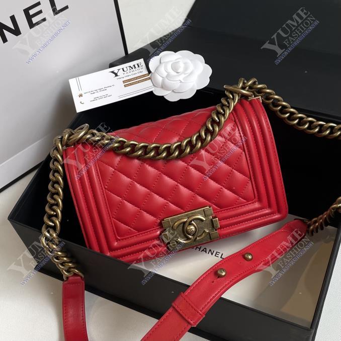 TÚI XÁCH CHANEL BOY 20 LAMBSKIN