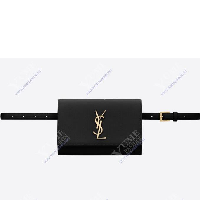 TÚI XÁCH YSL&nbsp;KATE BELT BAG IN GRAIN DE POUDRE SAINT LAURENT