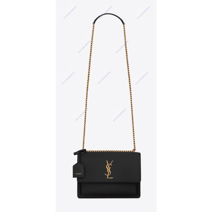 TÚI XÁCH YSL&nbsp;SUNSET MEDIUM CHAIN BAG IN SMOOTH LEATHER
