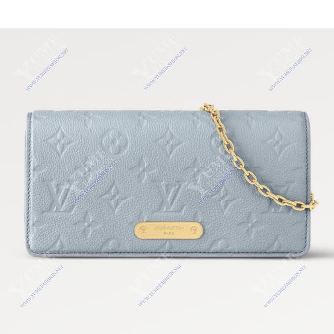 TÚI XÁCH LV&nbsp;Wallet On Chain Lily BLUE